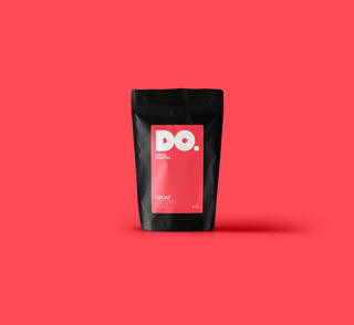 Do Coffee Roasters espresso roast decaf coffee beans pack shot